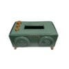 Antique Speaker Tissue Holder-Green