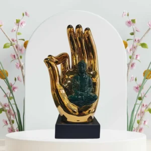 Buddha on Golden Hand