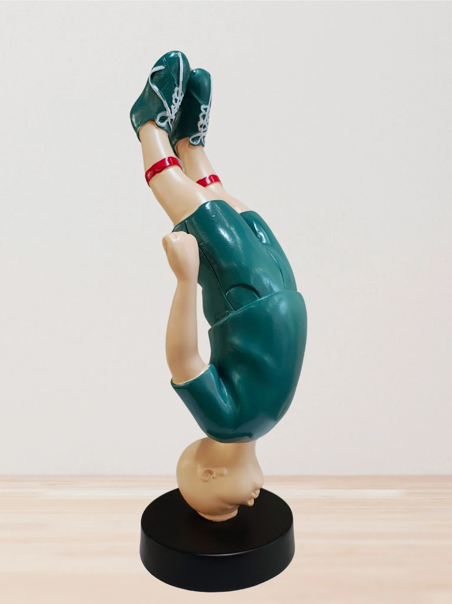 Footballer Headstand Showpiece Footballer Headstand