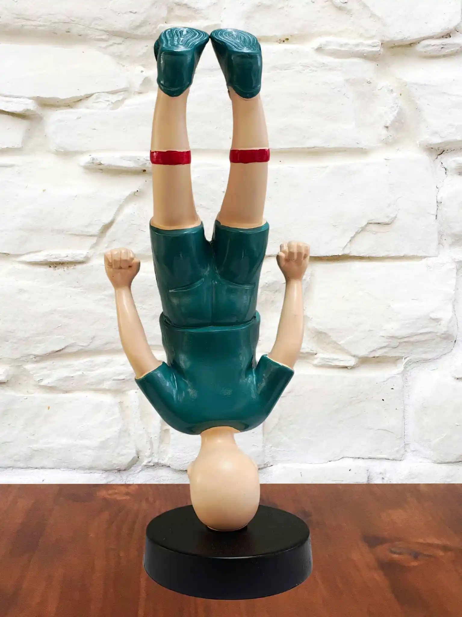 Footballer Headstand Decor