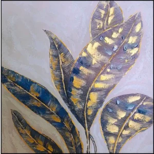 Hand Painted Leaves
