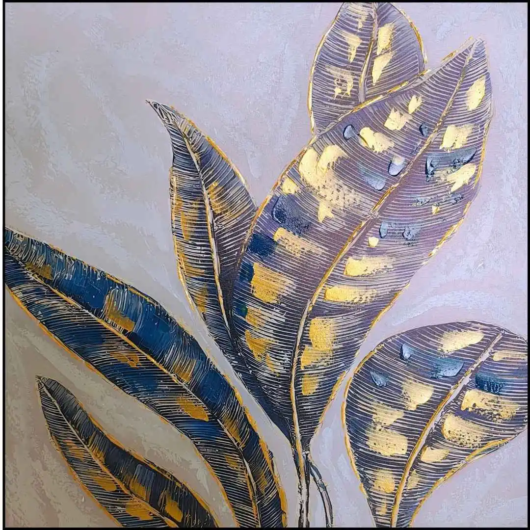 Hand Painted Leaves Hand Painted Leaves