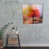 Hand Painted Tree Painting on Wall