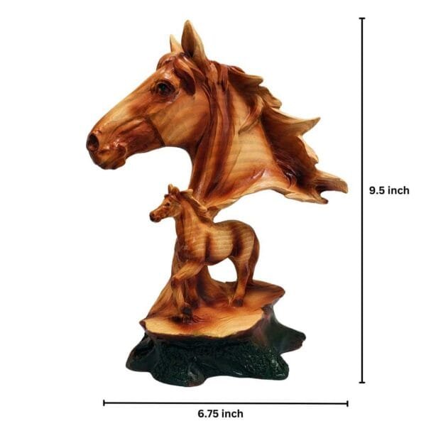 Horse Father Son Showpiece Dimensions