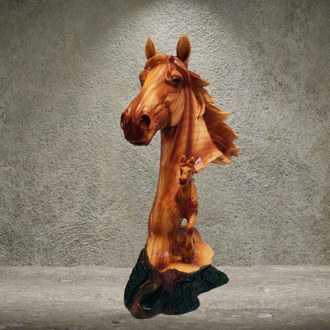 Horse Father Son Showpiece