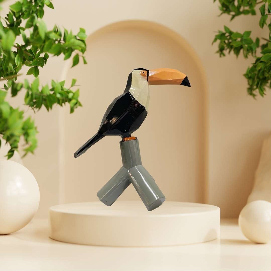 Kingfisher Bird Showpiece-Black