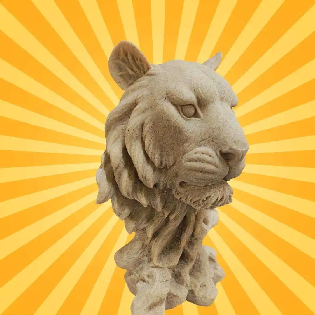 Stone Lion Showpiece