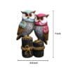 Owl Pair Showpiece Dimension