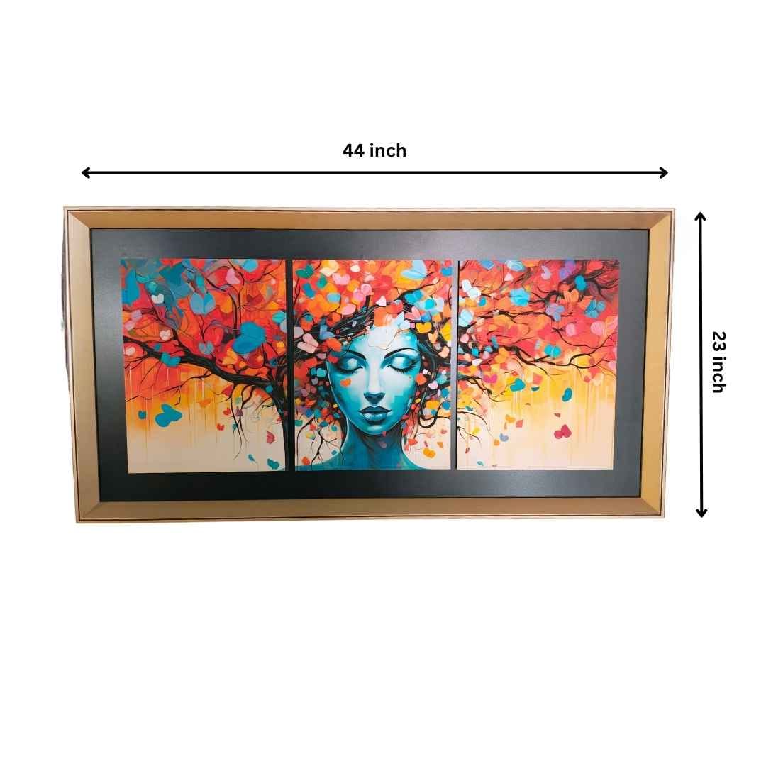 Tree and Beautiful Girl Wall Art Tree and Beautiful Girl Wall Art
