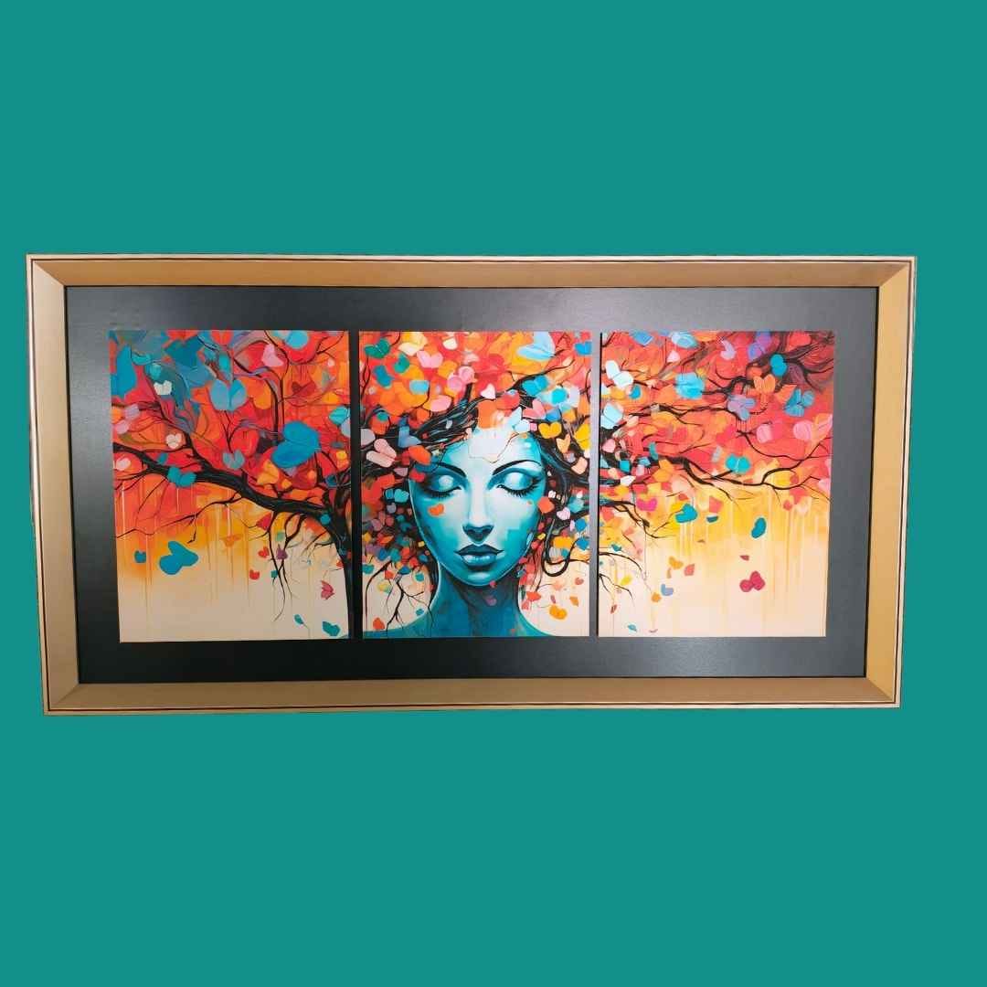 Tree and Beautiful Girl Tree and Beautiful Girl