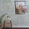 Two in One -Leaves and Flowers Painting on Wall