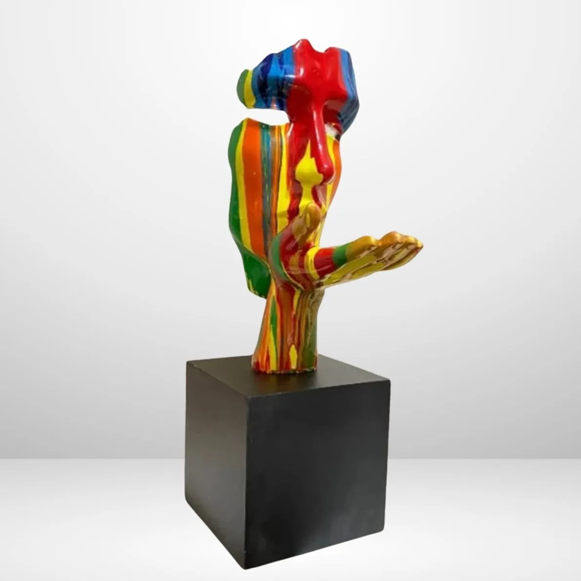 Oil Painted Lady Flying Kiss