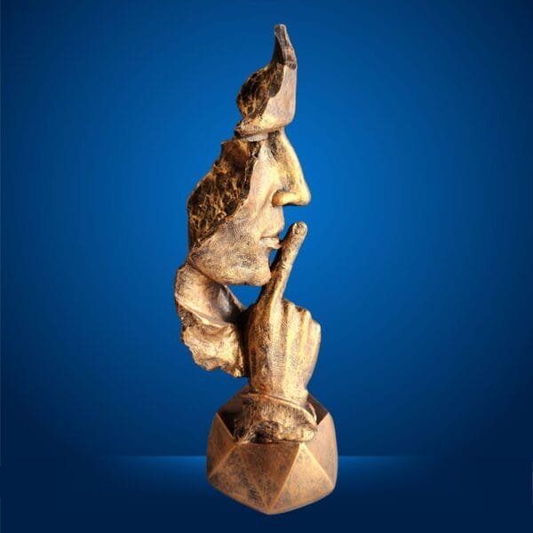 Finger on Lip Statue