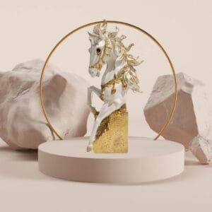 White Horse Bust