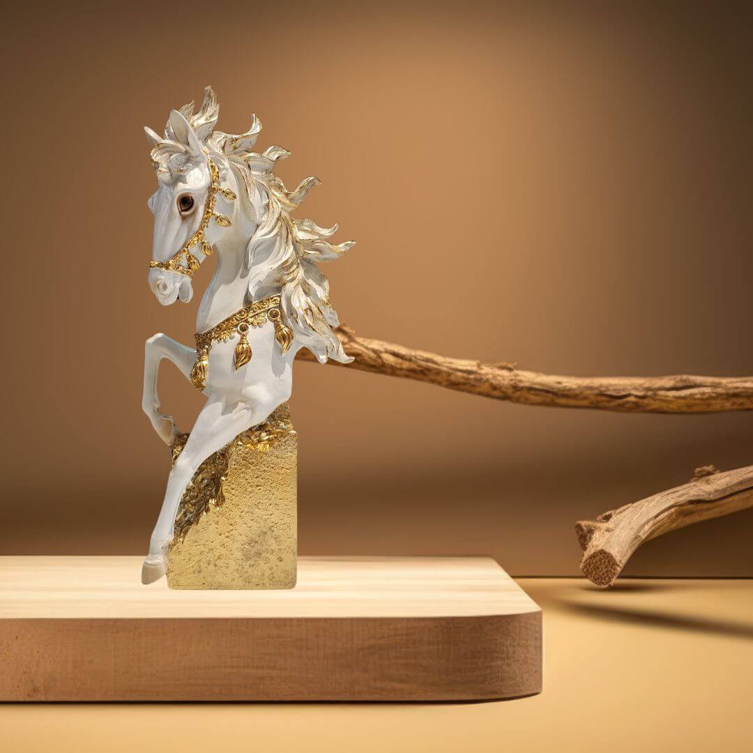 White Horse Bust Artifact