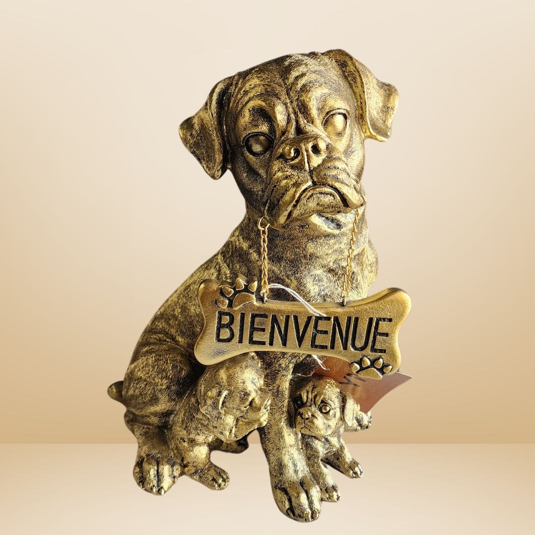 Dog Welcome Showpiece