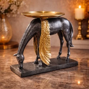 Artistic Horse with Tray - Small