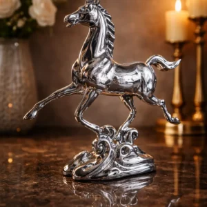 Electroplated Horse Figurine