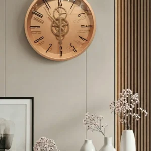 Modern Minimalist Gear Wall Clock