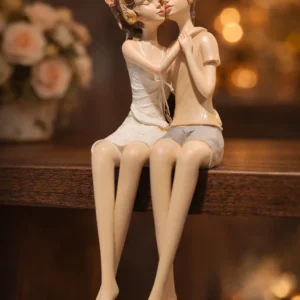 Romantic Couple Shelf Figurine